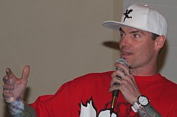  Vanilla Ice serves as the main emcee at WinterFest. Wild Eyes Photography