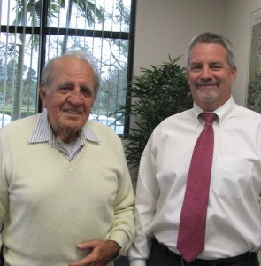 mayormattioli-raymondliggins Mattioli with Village Manager Raymond Liggins