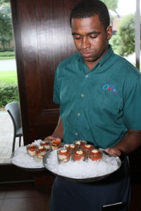 Oyster shooters at Spoto's Oyster Bar