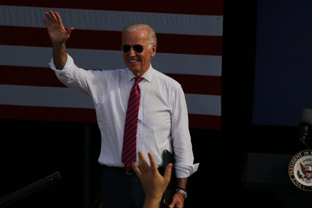 VP Joe Biden visits Palm Beache Gardens. Photo: Carol Porter.