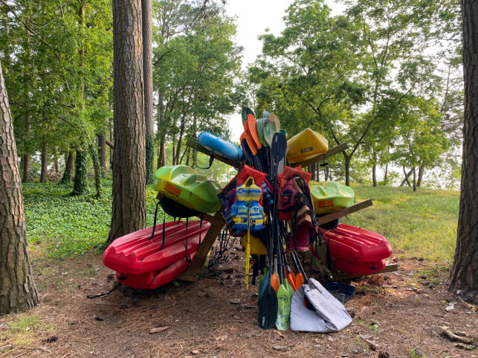 Kayaks at Sugar Water Manor